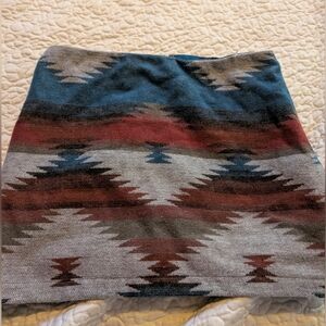 American Eagle Outfitters Multicolor Aztec Mini Skirt 💐